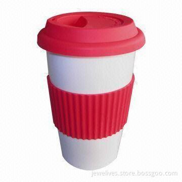 Silicone Coffee Cup Lid, Eco-friendly New Design